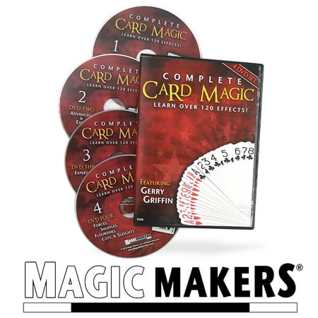 Magic Makers - Complete Card Magic - 120 Card Tricks - Huge 7 Volume (10 Best Card Tricks)
