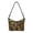 Camouflage Buck Deer Print, variant on St. Patrick's Hobo Purse Tote Bag Featuring Cat Dog Clover, PU Leather Crescent Shoulder Handbag for Women Casual Travel Shopping