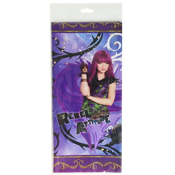 American Greetings TBLCVR-32331 Descendants Plastic Birthday Party Table Cover