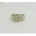 thumbnail image 6 of Bluebelljewels 2Ct Princess Cut Engagement Wedding Bridal Ring 14K Yellow Gold Finish, 6 of 6