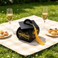 thumbnail image 5 of Yhmxh Graduation Cap Shaped Candy Favor Boxes with Tassels, Gift Treat Boxes for Graduation Party, Grad Ceremony Decor, Chocolate Cookie Candy Packaging and Graduation Table Centerpiece Decorations, 5 of 6