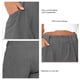 thumbnail image 4 of Pantalones cortos para mujer, cintura media, color puro, suaves, transpirables, sueltos, pantalones cortos para citas y trabajo, 4 of 5