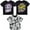 Black, variant on Disney Nightmare Before Christmas Jack Skellington Oogie Boogie Sally 3 Pack T-Shirts Toddler to Big Kid