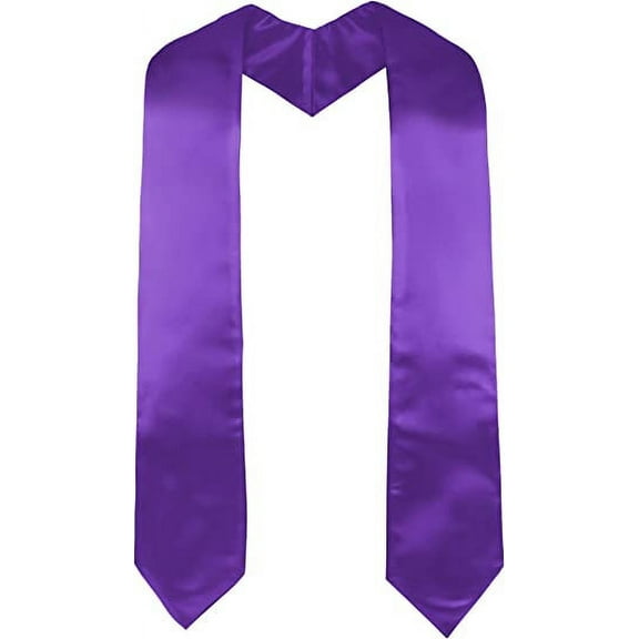 JARENGO Unisex Adult Plain Graduation Stole Sash 60"