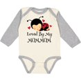 thumbnail image 3 of Inktastic Loved by My MomMom Grandchild Boys or Girls Long Sleeve Baby Bodysuit, 3 of 5