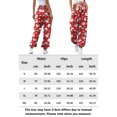 thumbnail image 2 of Pantalones Pantalones deportivos de Navidad Otoño Invierno Mujer Pantalones de chándal Pantalones casuales Ygjytge Rojo T XXL para Mujer, 2 of 6