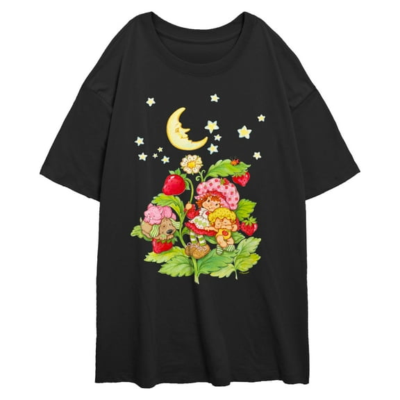 Juniors Strawberry Shortcake Bright Night T Shirt
