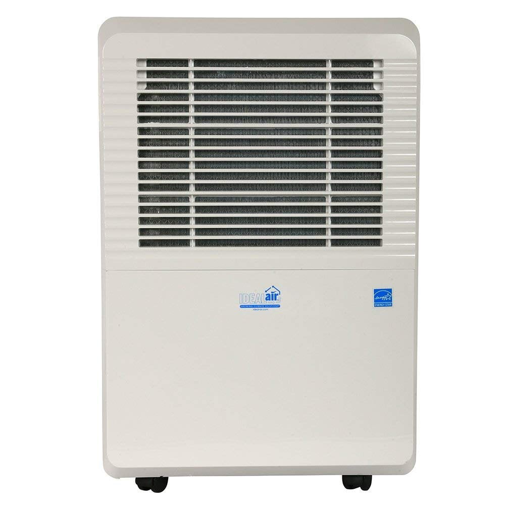 IdealAir Dehumidifier 50 Pint Portable, LED Display w