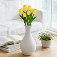 thumbnail image 6 of 6Pcs Yellow Tulip Artificial Bouquet, LGCASL Valentine's Day decorations Artificial Flower Decorative Centerpiece For Living Room Dining Table Wedding And Photography, 6 of 8