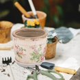 thumbnail image 4 of Succulent Pot Ceramic Planter Pot Retro Rose Printing Flowerpot Garden Small Planter Pot Plant Pot, 4 of 4