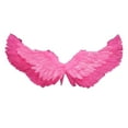 thumbnail image 5 of Multicolor Carnival Angel Feather Floating Wings Mardi Gras Feather Fairy Wings with Elastic Straps Masquerade Party Supply Photo Props for Gifts Favors Birthday Wedding(D,31.49x15.74 Inch), 5 of 5