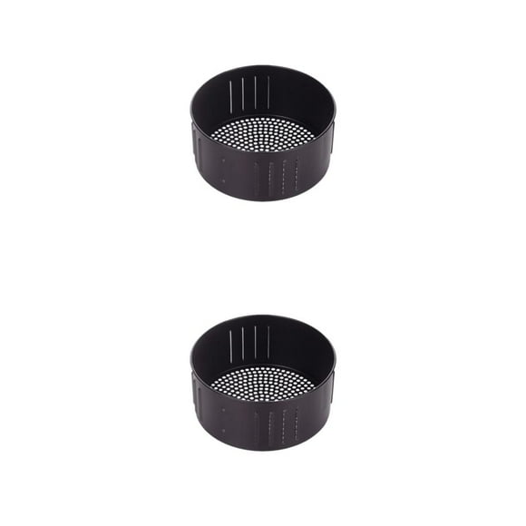 Yuarrent Cesta de repuesto para freidora de aire negra, conveniente para reemplazar, compacta, duradera y confiable 2.6L 2Conjunto