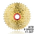 thumbnail image 2 of ZTTO Or Doré Vélo de Montagne 11-36T Pignon à Cassette Pièces 9/10 Vitesses en Option, 2 of 8