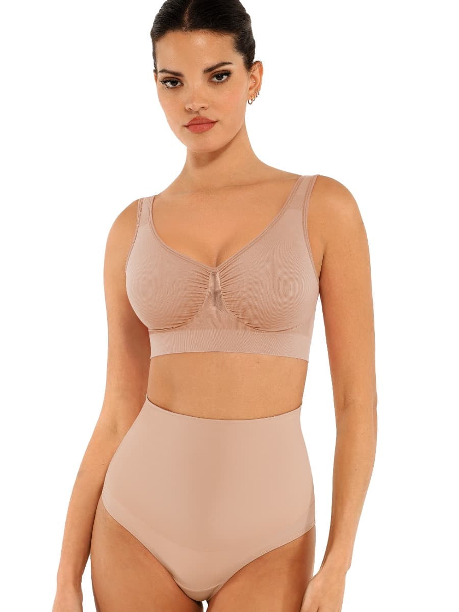 FeelinGirl Women’s Seamless Wireless Full Coverage Bra