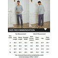 thumbnail image 6 of Men's pajama set with long sleeves and long pants, round neck, suitable for casual wear and can be worn outside, as a home wear outfit., 6 of 6