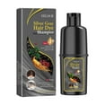 thumbnail image 1 of EELHOE Champú para teñir el cabello para cabello negro (gris plateado) Champú para el cuidado del cabello suave, no irritante, hidratante y que cambia fácilmente de color, 100 ml,1 piezas, 1 of 8