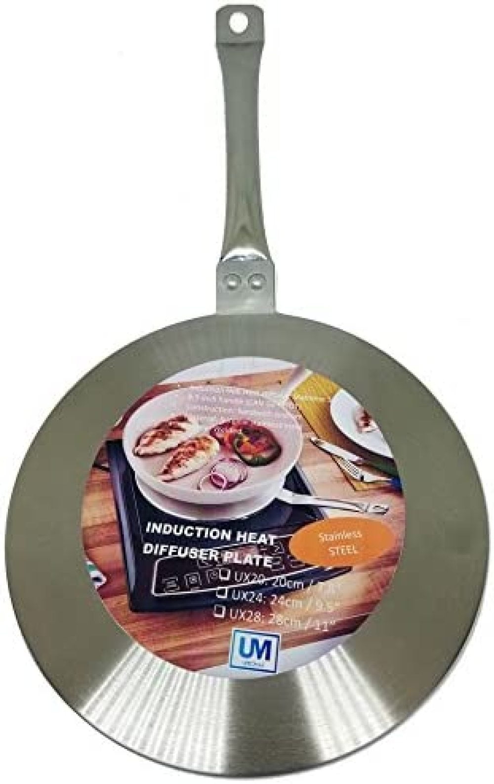 Upromax Induction Hob Heat Diffuser Stainless Steel Lite Weight (24cm 9