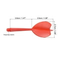 thumbnail image 2 of Uxcell Integrated Dart Shaft & Flights, 3 Pack Plastic Dart Flight Set, Red, 2 of 5