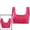 Fuchsia, variant on INSPIRE CHIC Training Cotton Wire Free Comfort Removable Pad Vest Tops Bra Gray