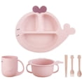 thumbnail image 3 of KAKOWELY 1 Set Baby Divided Plate Unbreakable Divided Feeding Bowl for Baby Toddler,11.42"X9.06"X1.18", 3 of 5
