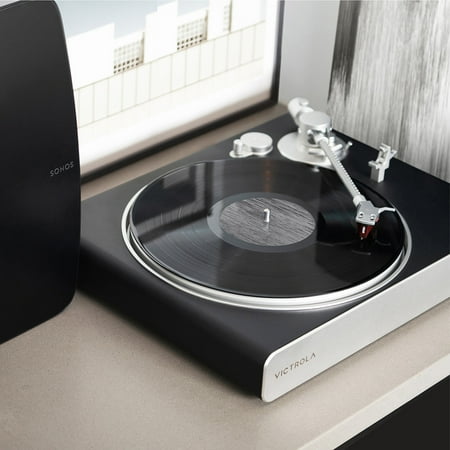 Victrola - Stream Carbon Turntable - Works with Sonos - Black/Silver