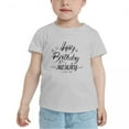 thumbnail image 2 of Happy Birthday Mommy! I Love You Funny Toddler T Shirts for Boys Girls (Gray, Youth M), 2 of 5