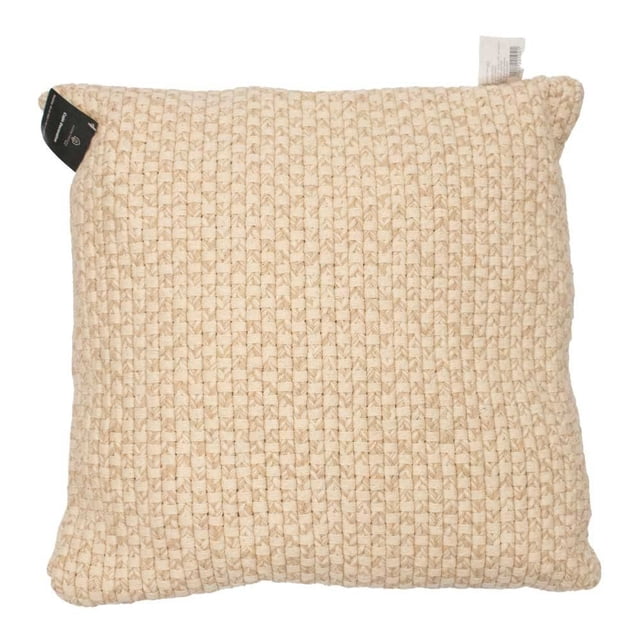 Cojín Decorativo Home Trends Diseño Texturizado Beige