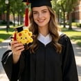 thumbnail image 5 of 5 Inch Graduation Planet Stuffed Animals with Cap, Diploma Kindergarten Preschool High School College Graduation Gifts, Cute Planet Plush Toys Graduation Gift for Her Him (Sun), 5 of 7