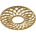thumbnail image 2 of 28"OD x 9 5/8"ID x 3/4"P Cannes Architectural Grade PVC Pierced Ceiling Medallion, Gold, 2 of 6