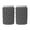 Black 2pcs, variant on KGJQ Skull Shape Ice Cube Tray with Lid Food-Grade Silicone Mold for Whiskey Cocktails Easy-Release Leak-Proof Stackable Spooky Party Essential