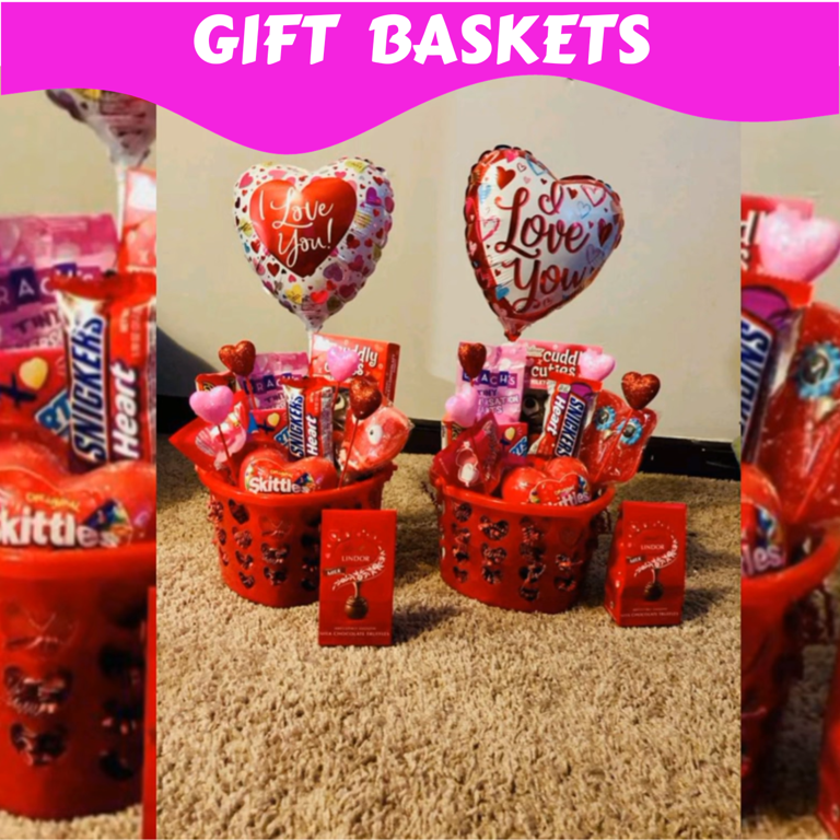 Cute Valentine's Day Gift Idea: RED-iculous Basket