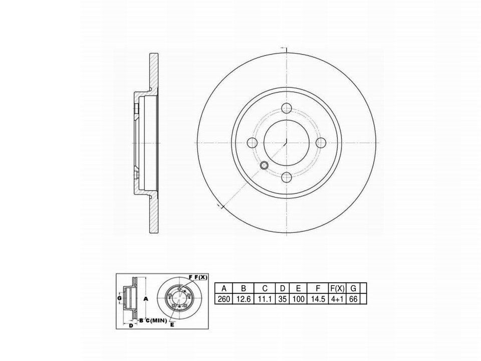 Winstop Brake Rotor, Front WS227632, BMW 318i 1985-1984