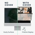 thumbnail image 4 of wqlpp-Dust Cover pour Moniteur 24-26 Pouces - Protecteur de Moniteur en Lin avec Design - Chats Orange/noir/blanc, 4 of 4