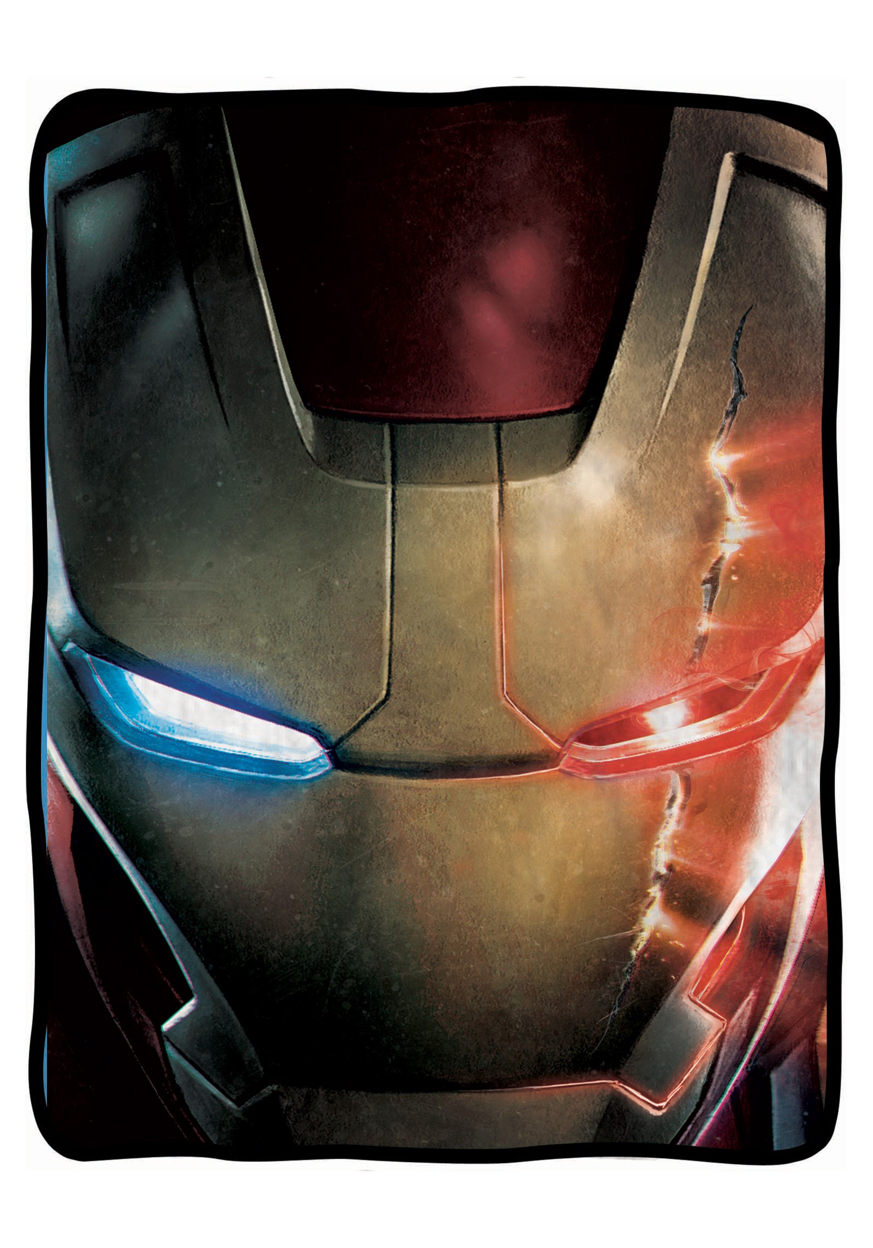 Iron Man Fleece Blanket Funny Gift Idea For Fan Blanket For Iron Man Lover