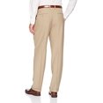 thumbnail image 3 of Haggar Men's Premium Comfort Classic Fit Pleat, Medium Khaki, Size 38W x 34L, 3 of 3
