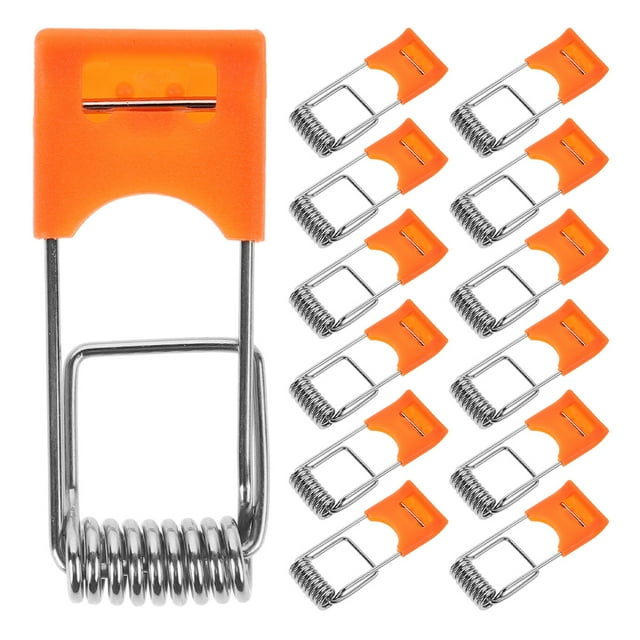 SHISUYAN 50 Pcs Clips de Ressort pour Lampe de Panneau de Downlight pour Éclairage Encastré Led Base de Lumière de Plafond Accessoires de Luminaire Clips de Ressort pour Downlight
