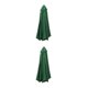 thumbnail image 1 of Cubierta de toldo de sombrilla de tela Wosthever 2 metros 6 Rib Verde 2Conjunto, 1 of 1