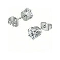 thumbnail image 4 of Stainless Steel Ear Studs Earrings Vacuum Plating Simple Diamond Earrings Fashion Jewelry For Men And Women, 4 of 5