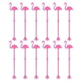 thumbnail image 1 of 12Pcs Plastic Cocktail Stirrers Flamingo Shaped Stirring Sticks Beverage Juice Mixing Sticks, 1 of 3