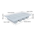 thumbnail image 2 of GOOHOCHY Caja Organizadora De Cubiertos Con Claro Para Cocina Con 4 Compartimentos De Plástico, 2 of 8