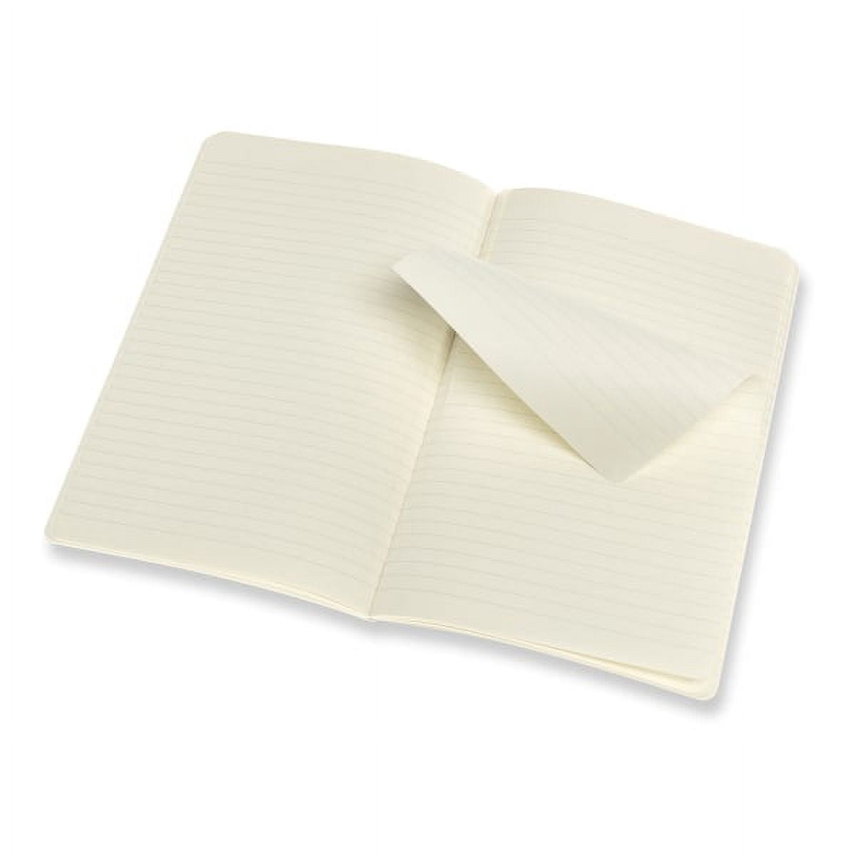 Moleskine Volant Journal, Large, Ruled, Forget-Me-Not Blue/Amber Yellow (5 x 8.25) (Diary)