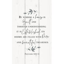 P. Graham Dunn by Wisdom House is Built Cream 17 x 11 Pine Wood Decorative Pallet Sign