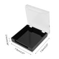thumbnail image 2 of Unique Bargains 1 Pc Single Layer Square Nail Storage Box Black Acrylic, 2 of 5