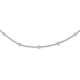 thumbnail image 3 of True Origin 14K White Gold 1 1/3 carat Lab Grown Diamond VS/SI D E F 20 Station Necklace - 20" Chain, 3 of 9