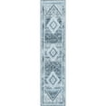 thumbnail image 2 of Unique Loom Kamala Washable Collection Area Rug - Medaillon (2' x 8' Runner Navy Blue/Ivory), 2 of 9
