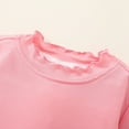 thumbnail image 5 of GYRATEDREAM Toddler Baby Girls Cotton T Shirt Tops Kids Summer Short Sleeve Solid Color Tee Children Crewneck Soft Elastic TShirts Pink for 1-8Y, 5 of 8