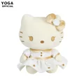 thumbnail image 3 of Muñeco de peluche de la serie Gold de 23 cm de la familia Sanrio, adorable Kuromi, My Melody, Cinnamoroll, Pochacco, Hellokitty, regalo de cumpleaños para niña, juguete para dormitorio, 3 of 5