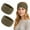 Khaki, variant on TOPTIE 2 Pcs Ear Muffs Headbands for Winter Women, Pink Knit Thick Ear Warmers Fleece Headband Lined Furry Cable Head Wrap