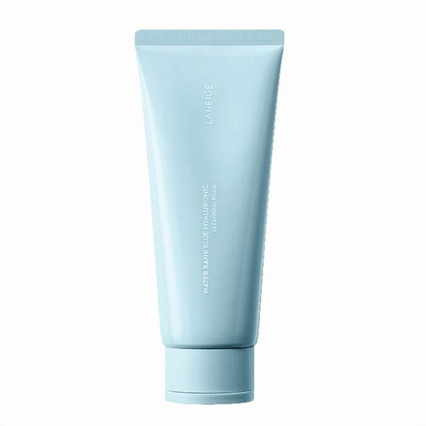 Espuma limpiadora con ácido hialurónico Water Bank Blue de Laneige para unisex - Limpiador de 5,2 oz