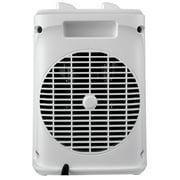 Mainstays 1500W Ceramic Fan-Forced Electric Space Heater, White, New, WSH10C2AWW